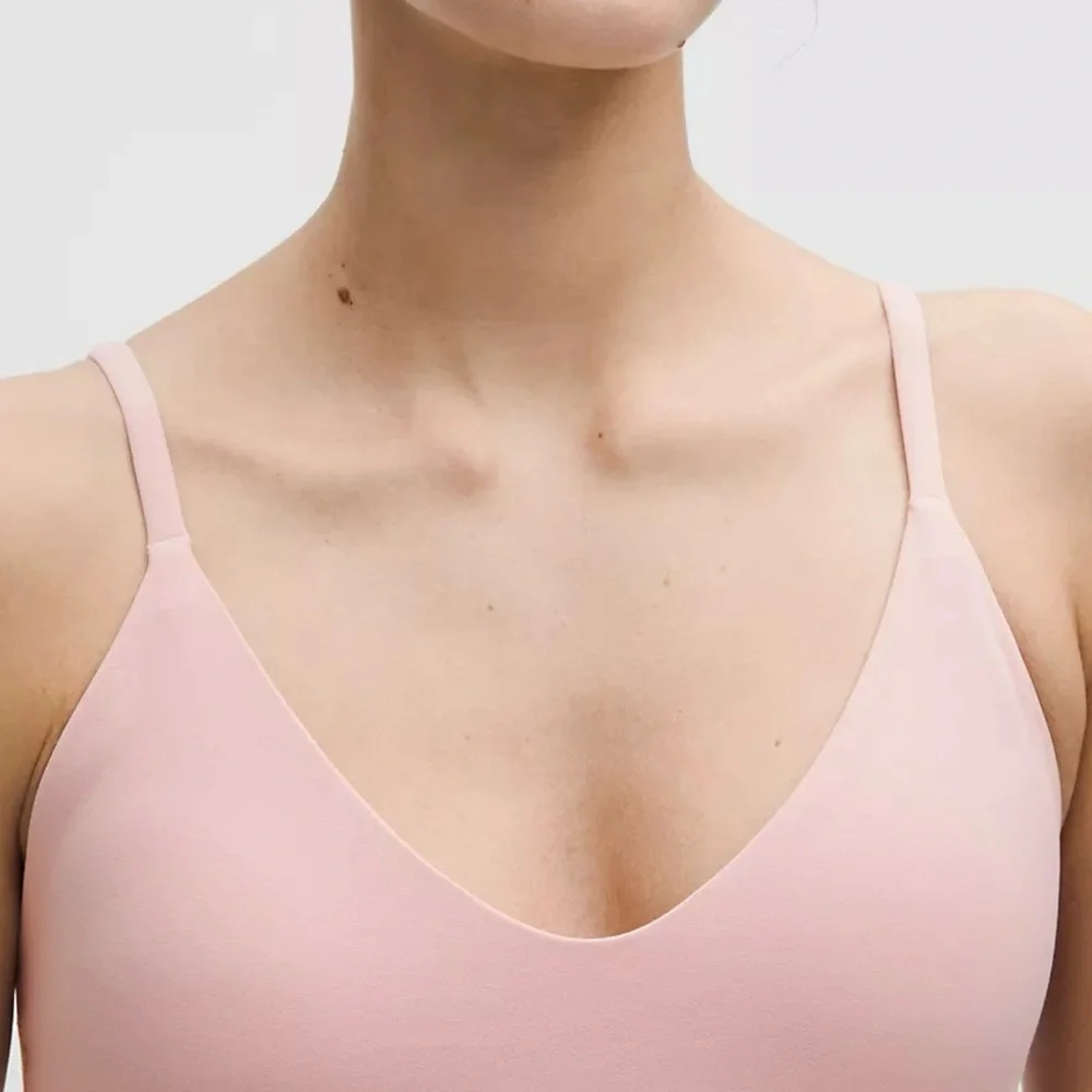 Like New Lululemon Focuser Scoop-Neck Bra Nulu
Light Support, A/B Cup- Pink Haze - Picture 3 of 7